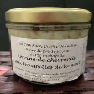 terrine-chevreuil-trompette-de-la-mort-Vente-produits-fermiers-locaux-Crion-Lunéville-Nancy
