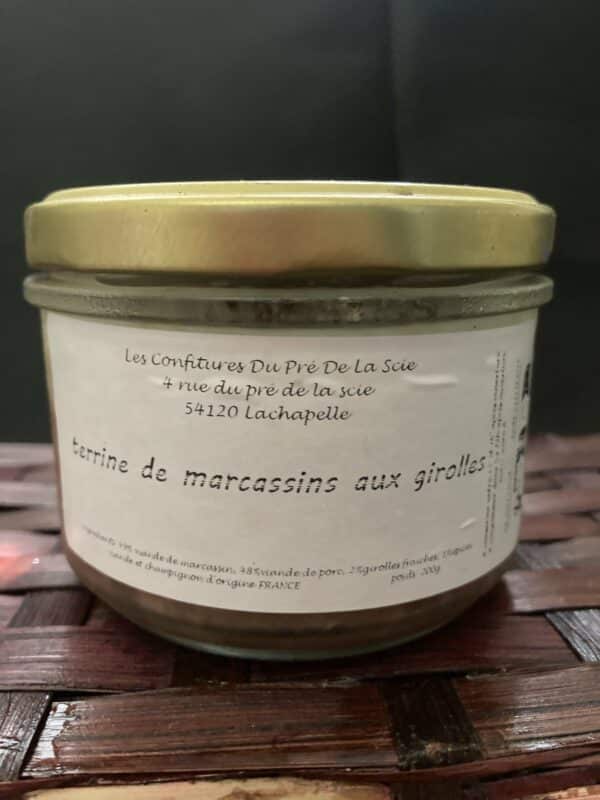 terrine-marcassin-girolles-Vente-produits-fermiers-locaux-Crion-Lunéville-Nancy